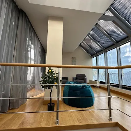 Modern & Bright Loft With Skylights *